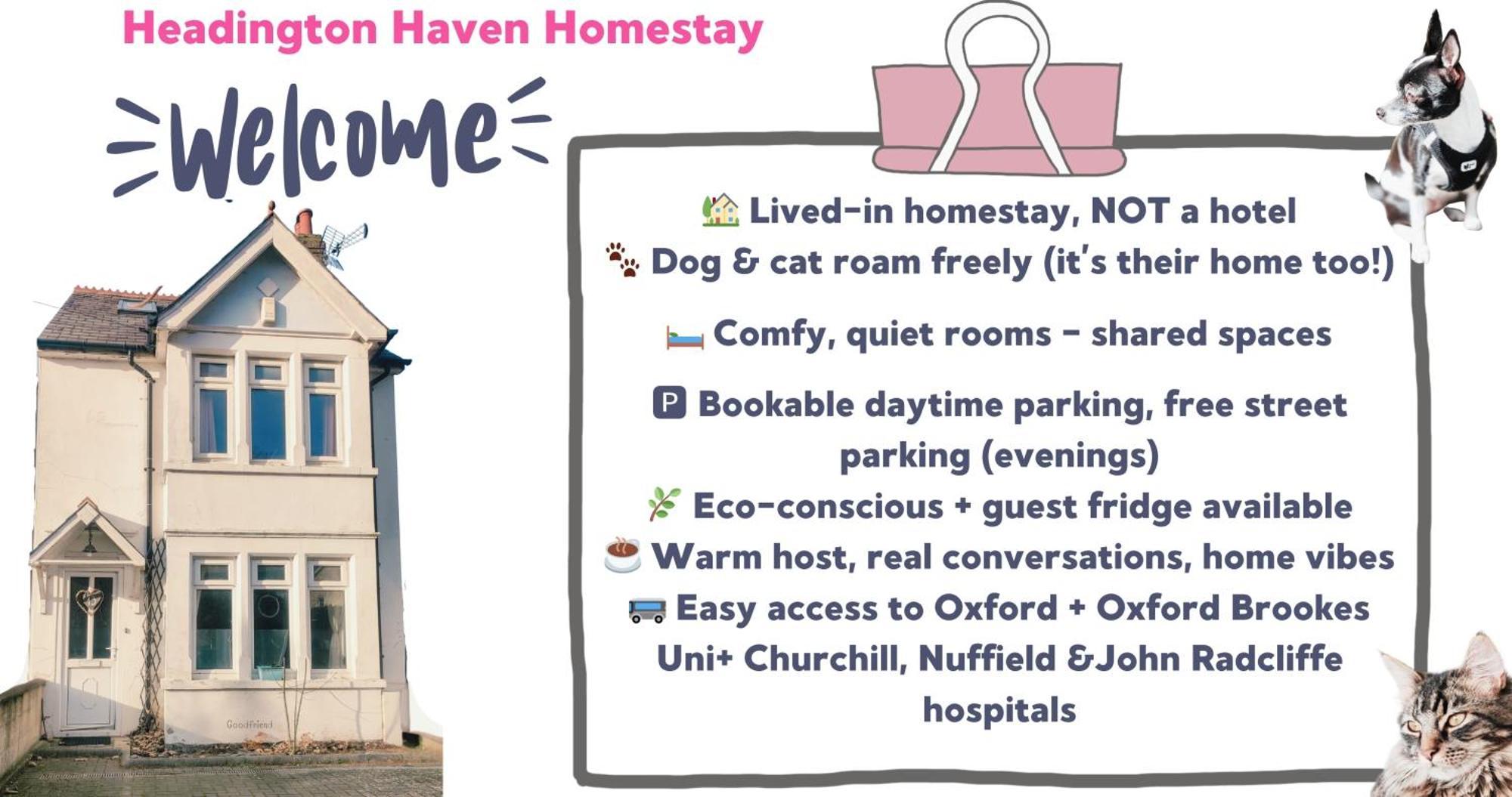 Headington Haven Homestay อ็อกซ์ฟอร์ด ภายนอก รูปภาพ